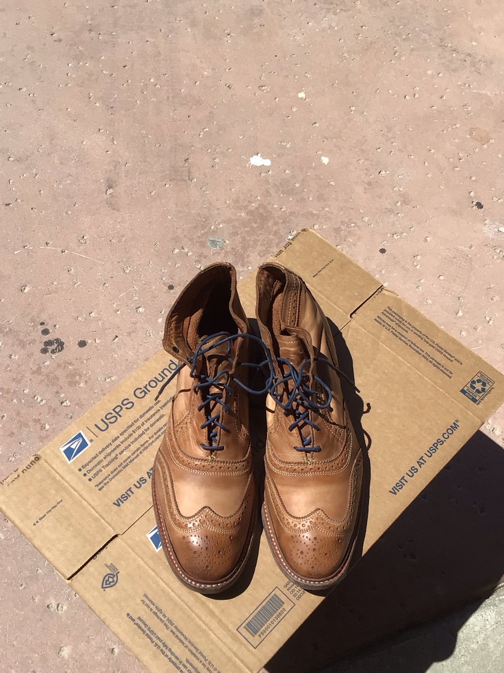 Allen EdmondsCronmok 11/D tan boots used conditions